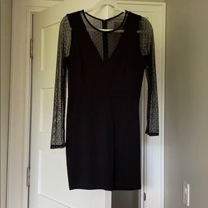 Dynamite black long sleeve dress size M